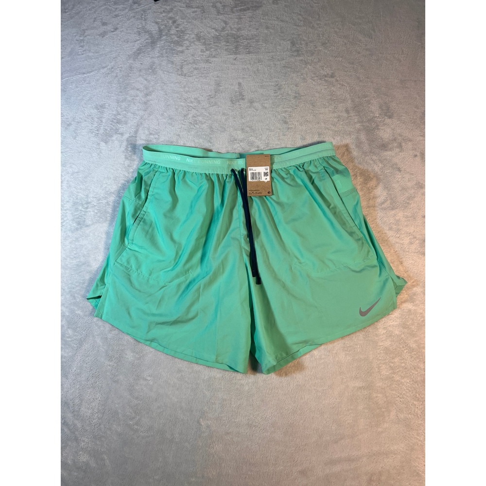 Nike Stride Men's Dri-FIT 7" Brief-Lined Running Shorts XXL Mint Green